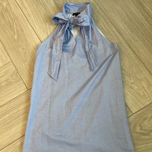 J.Crew Blue Chambray Lined Sleeveless Dress Sz. 6